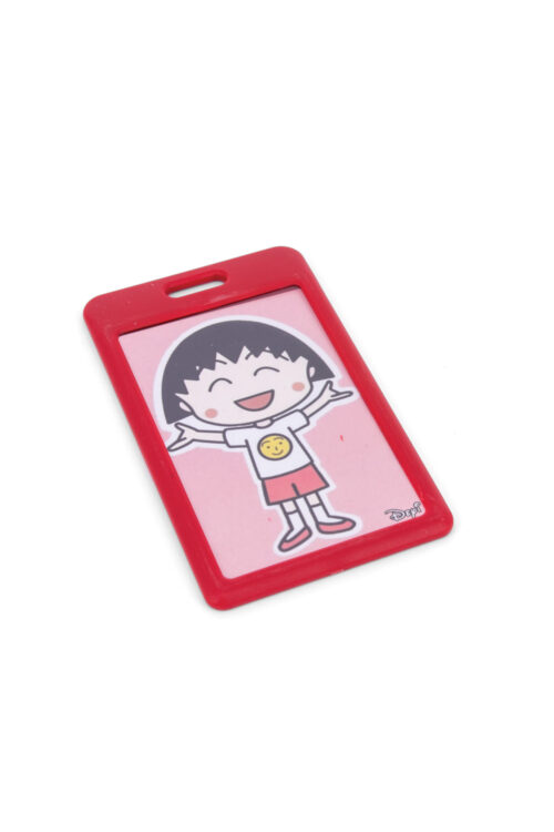 Slide ID Card Holder - Red