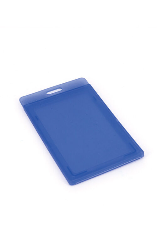 Transparent ID Card Holder - Blue
