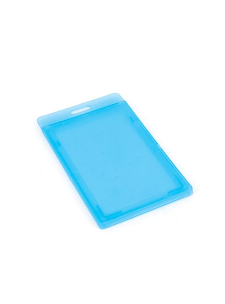 Transparent ID Card Holder - Light Blue