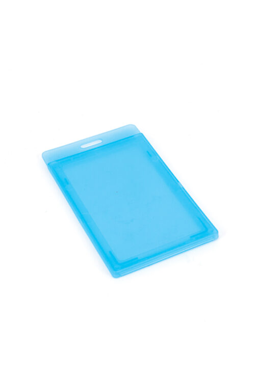 Transparent ID Card Holder - Light Blue