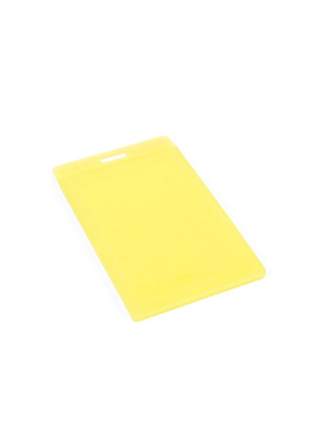 Transparent ID Card Holder - Yellow