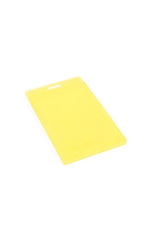 Transparent ID Card Holder - Yellow
