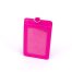 DOUBLE POCKET CARD HOLDER VERTICAL -HOT PINK