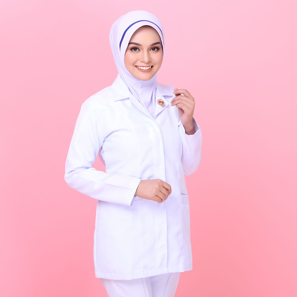 Tudung Hard Awning Jururawat (M) - CLEARANCE