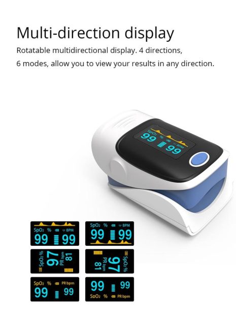 Fingertip Pulse Oximeter 2- Pink