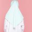 Tudung Sekolah Soft Awning Half Scuba - Hijau Cair