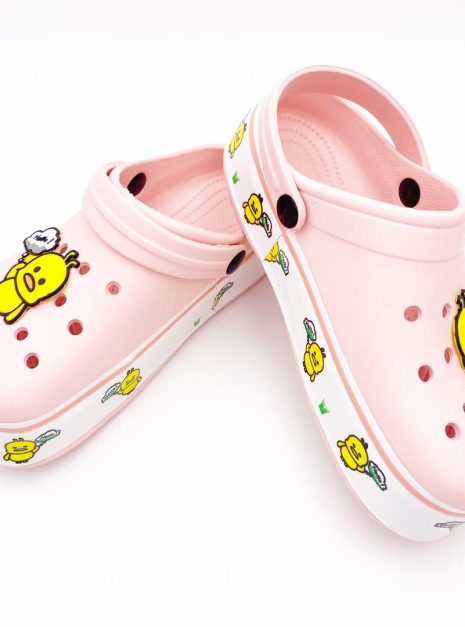 SCRUB SHOE - DUCK PASTEL PINK PEACH