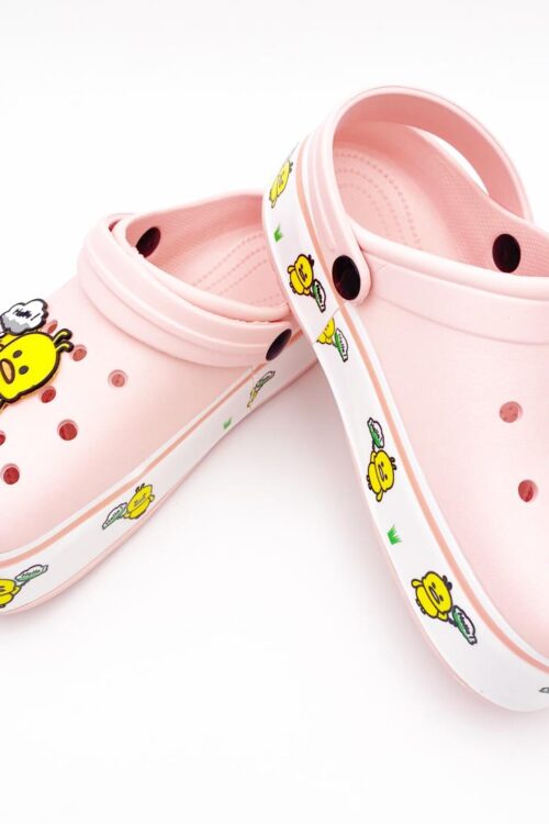 SCRUB SHOE - DUCK PASTEL PINK PEACH