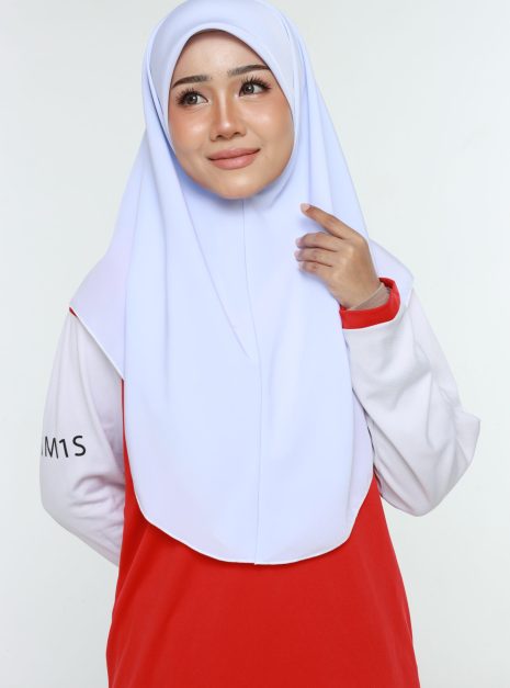 TUDUNG SEKOLAH DUA LAPIS - SAIZ M