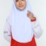 TUDUNG SEKOLAH DUA LAPIS - SAIZ M