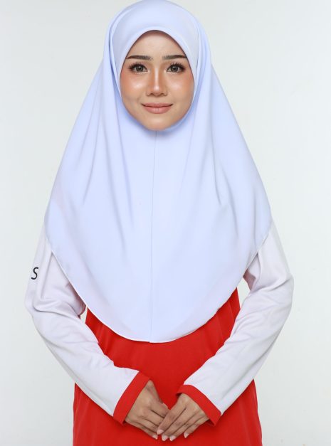 TUDUNG SEKOLAH DUA LAPIS - SAIZ M