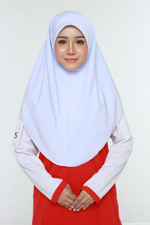TUDUNG SEKOLAH DUA LAPIS - SAIZ M