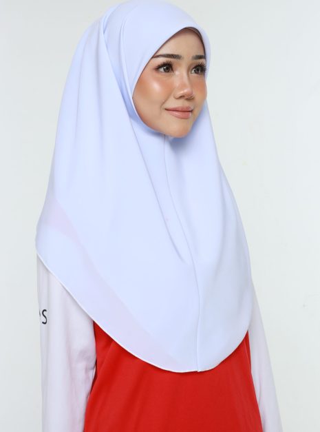 TUDUNG SEKOLAH DUA LAPIS - SAIZ M