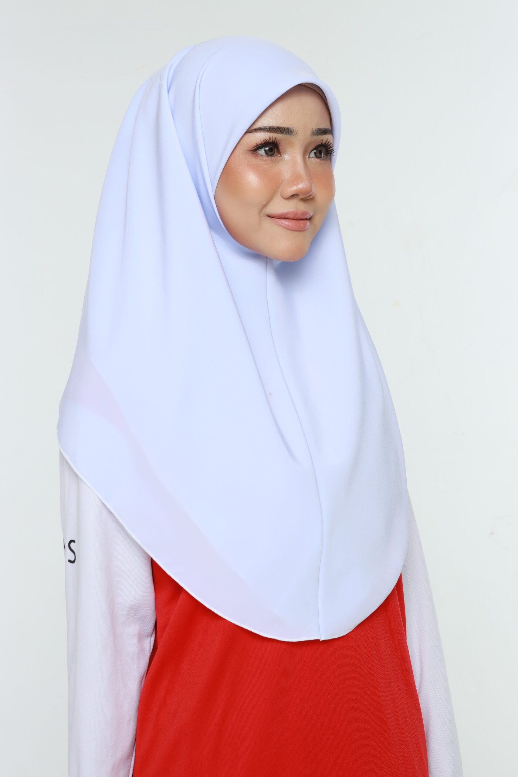 TUDUNG SEKOLAH DUA LAPIS - SAIZ M