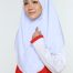 TUDUNG SEKOLAH DUA LAPIS - SAIZ M
