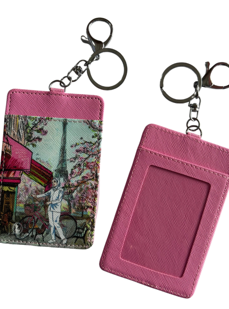 BJ ID CARD HOLDER VERTICAL - LOVE IN PARIS