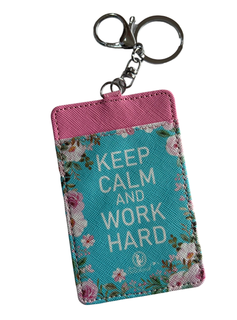 BJ ID CARD HOLDER VERTICAL - KEEP CALM 