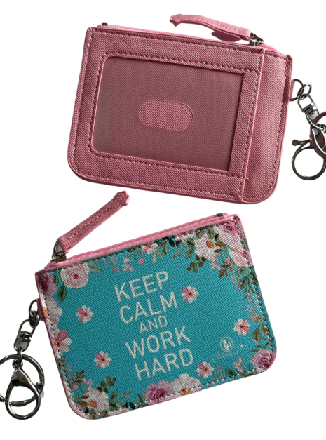 BJ ID ZIP CARD HOLDER - KEEP CALM
