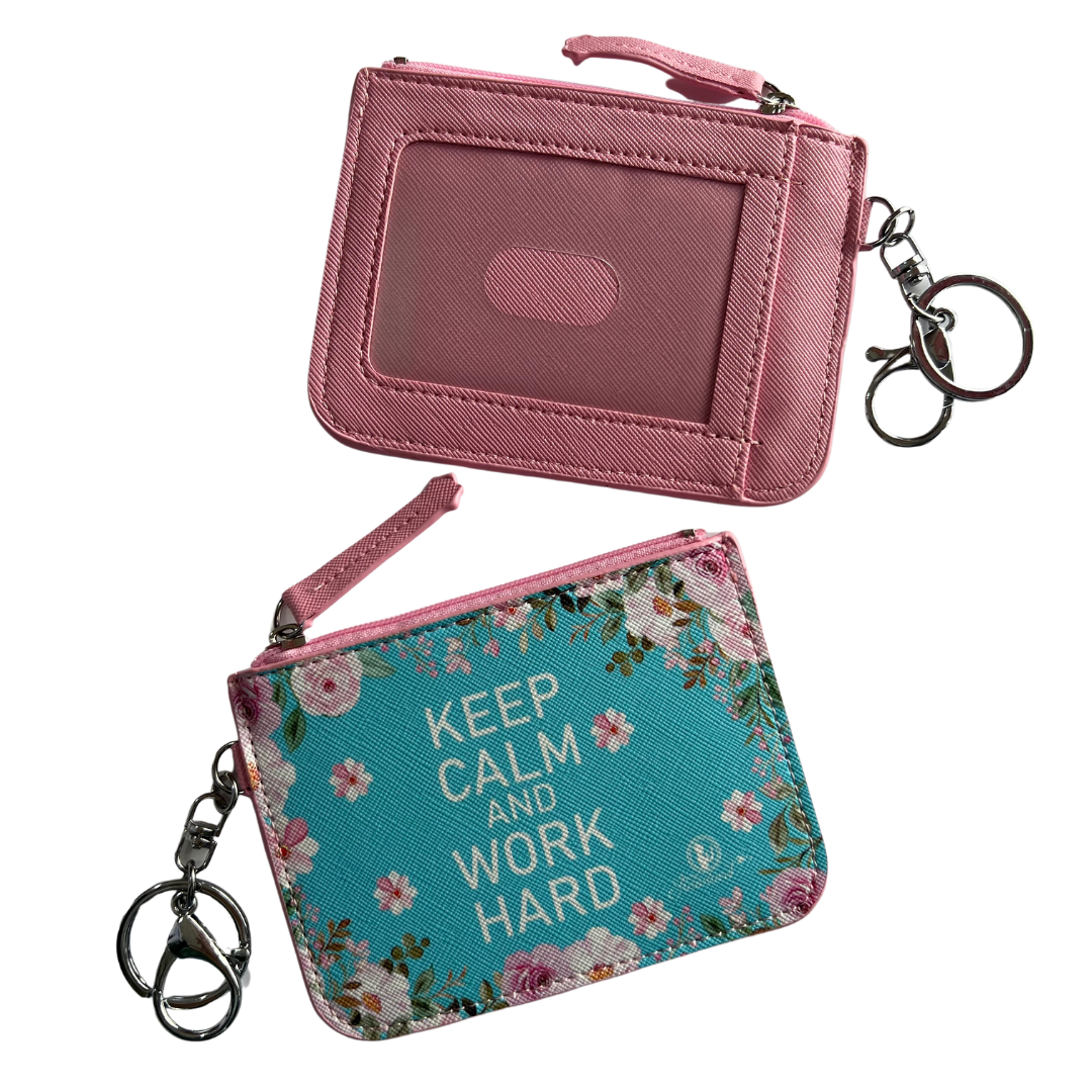 BJ ID ZIP CARD HOLDER - KEEP CALM