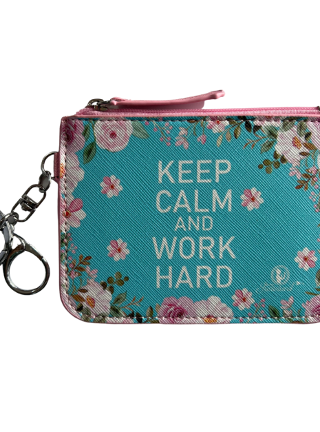BJ ID ZIP CARD HOLDER - KEEP CALM