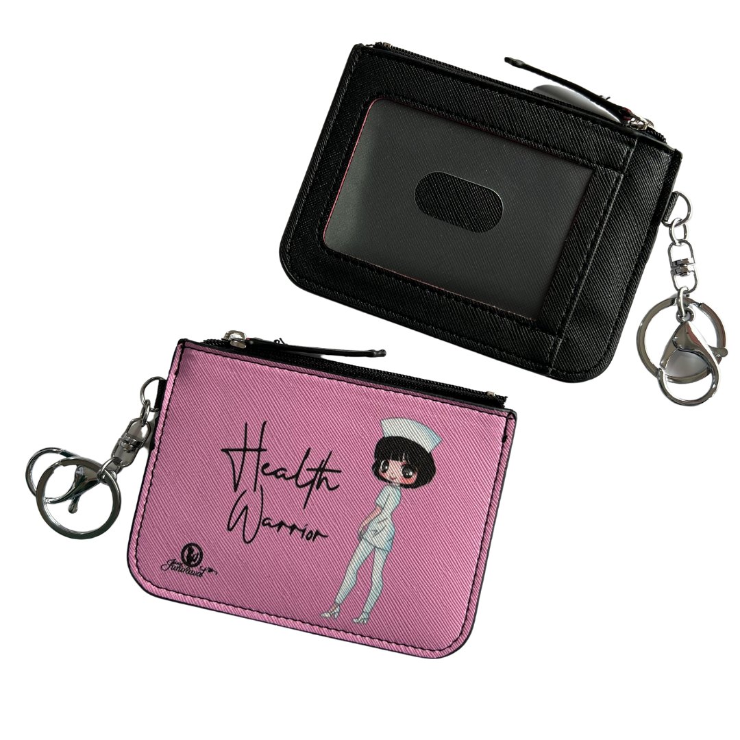 BJ ID ZIP CARD HOLDER - HEALTH WARRIOR