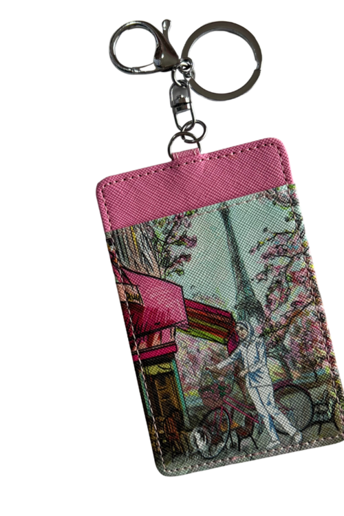 BJ ID CARD HOLDER VERTICAL - LOVE IN PARIS