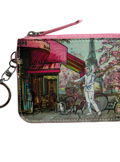 BJ ID ZIP CARD HOLDER - LOVE IN PARIS