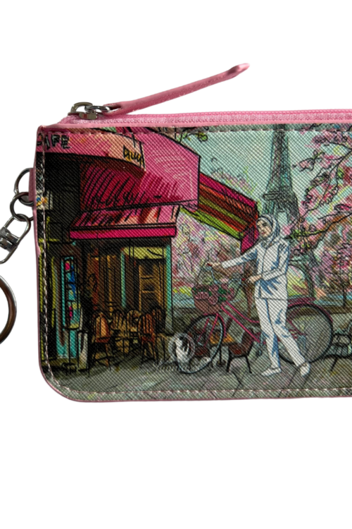 BJ ID ZIP CARD HOLDER - LOVE IN PARIS