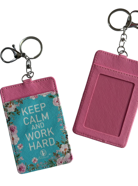 BJ ID CARD HOLDER VERTICAL - KEEP CALM 