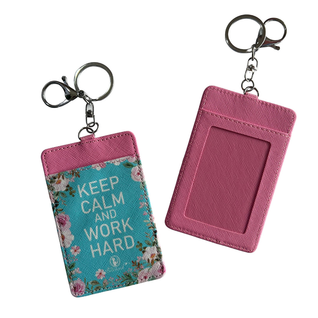 BJ ID CARD HOLDER VERTICAL - KEEP CALM 