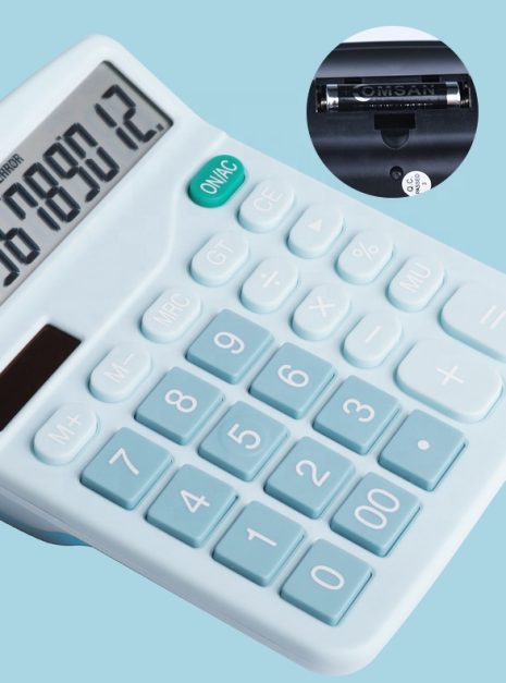 CLASSIC CALCULATOR -  BLUE 