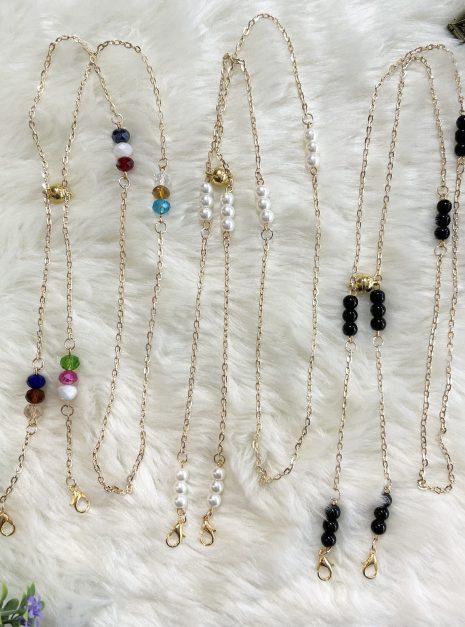 2 in 1 Magnet Mask Chain - Gold Series