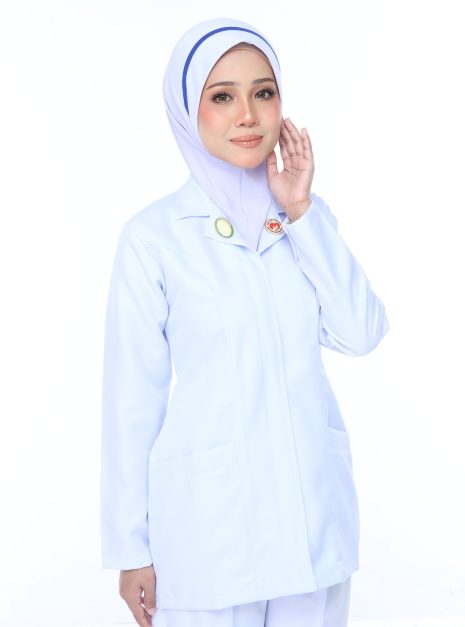 NURSE LONG SLEEVE TOP - (BAJU SAHAJA)