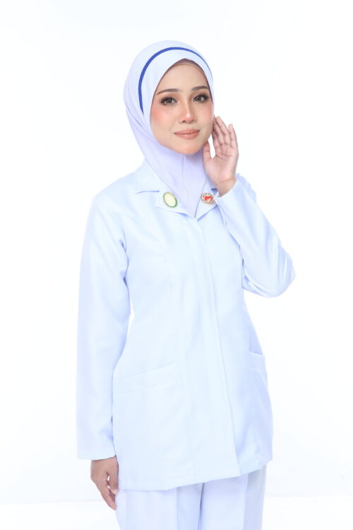 NURSE LONG SLEEVE TOP - (BAJU SAHAJA)