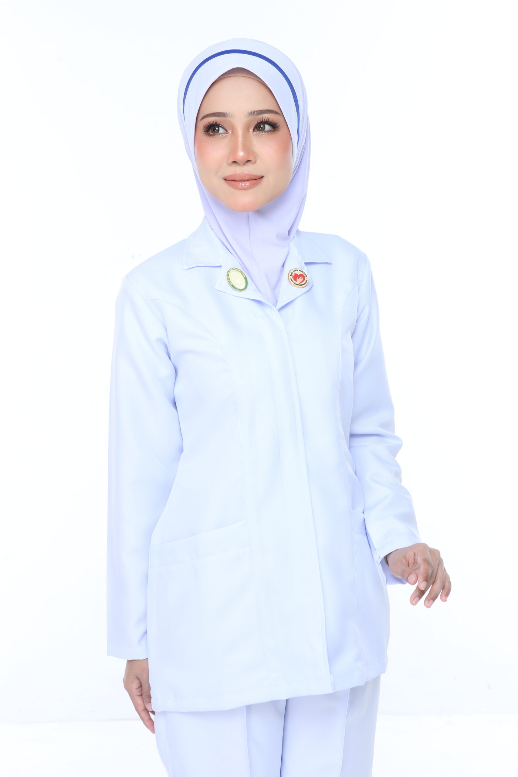 NURSE LONG SLEEVE TOP - (BAJU SAHAJA)