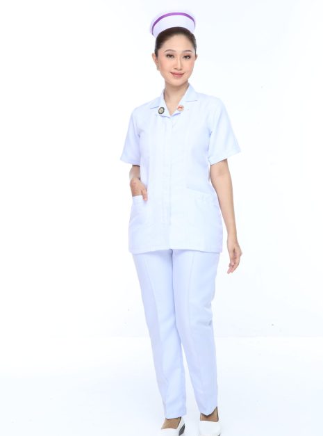 NURSE SHORT SLEEVE UNIFORM (ONE SET TOP & PANT)