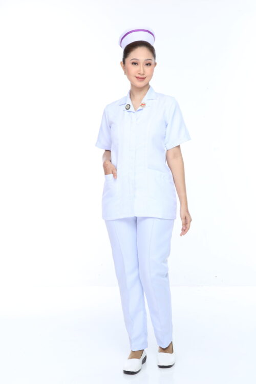 NURSE SHORT SLEEVE UNIFORM (ONE SET TOP & PANT)