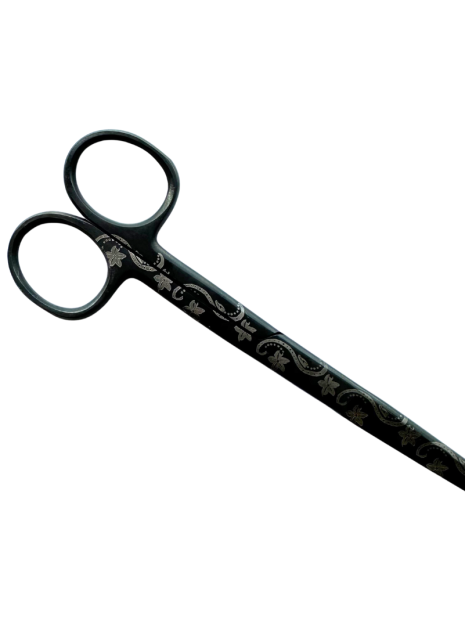 Dressing Scissor Blunt/Sharp Black Lace