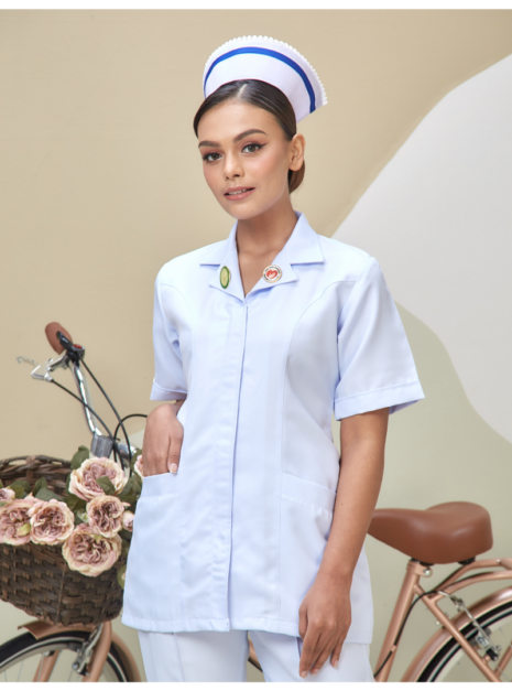 NURSE SHORT SLEEVE TOP - (BAJU SAHAJA)