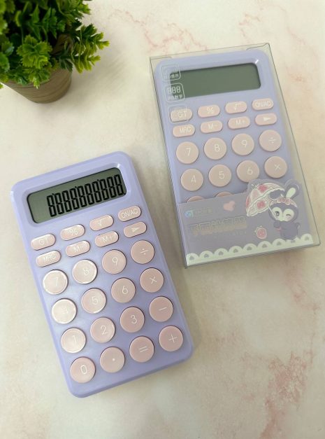 CALCULATOR - BUNNY PURPLE