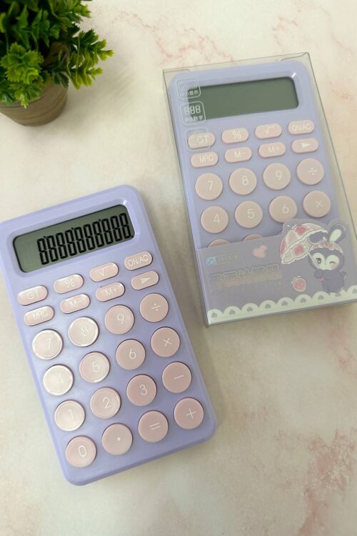 CALCULATOR - BUNNY PURPLE