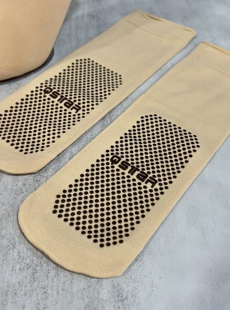 New Nylon Anti Slip Socks - Skin