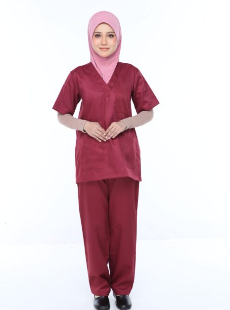 CLEARANCE - TUDUNG SOFT AWNING HALF SCUBA PINK BELACAN