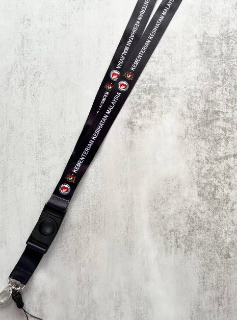 Lanyard Kementerian Kesihatan Malaysia - Black