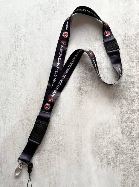 Lanyard Kementerian Kesihatan Malaysia - Black