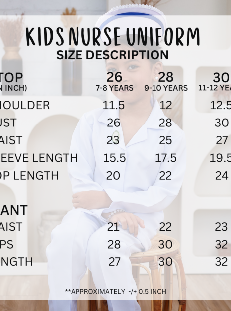 KIDS NURSE UNIFORM