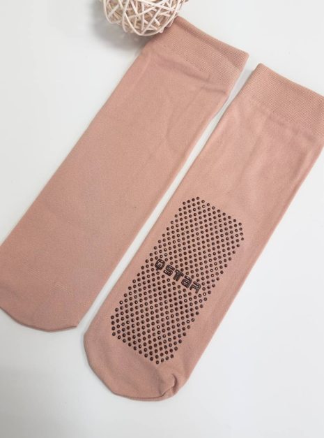 PREMIUM Comfort Nylon Anti Slip Socks - Skin