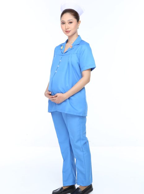 SISTER SHORT SLEEVE MATERNITY UNIFORM - (ONE SET TOP & PANT)