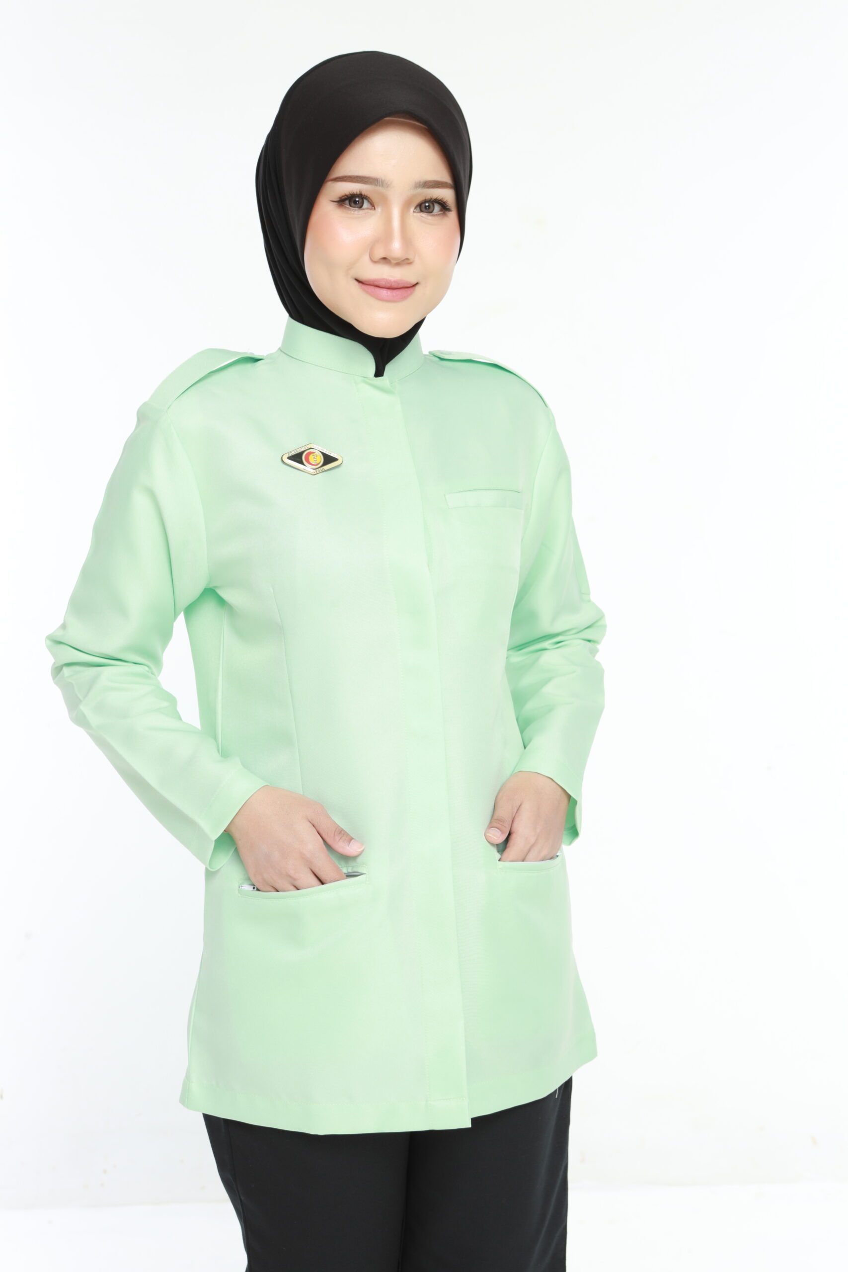 PENOLONG PEGAWAI PERUBATAN FEMALE CLINICAL TOP - (BAJU SAHAJA)