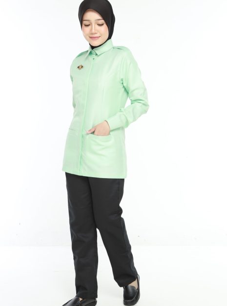 PENOLONG PEGAWAI PERUBATAN FEMALE OFFICIAL UNIFORM (ONE SET TOP & PANT)